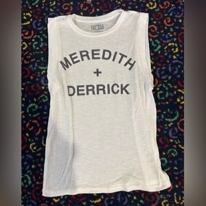 Meredith + Derek Greys Anatomy Tank Top- Medium
